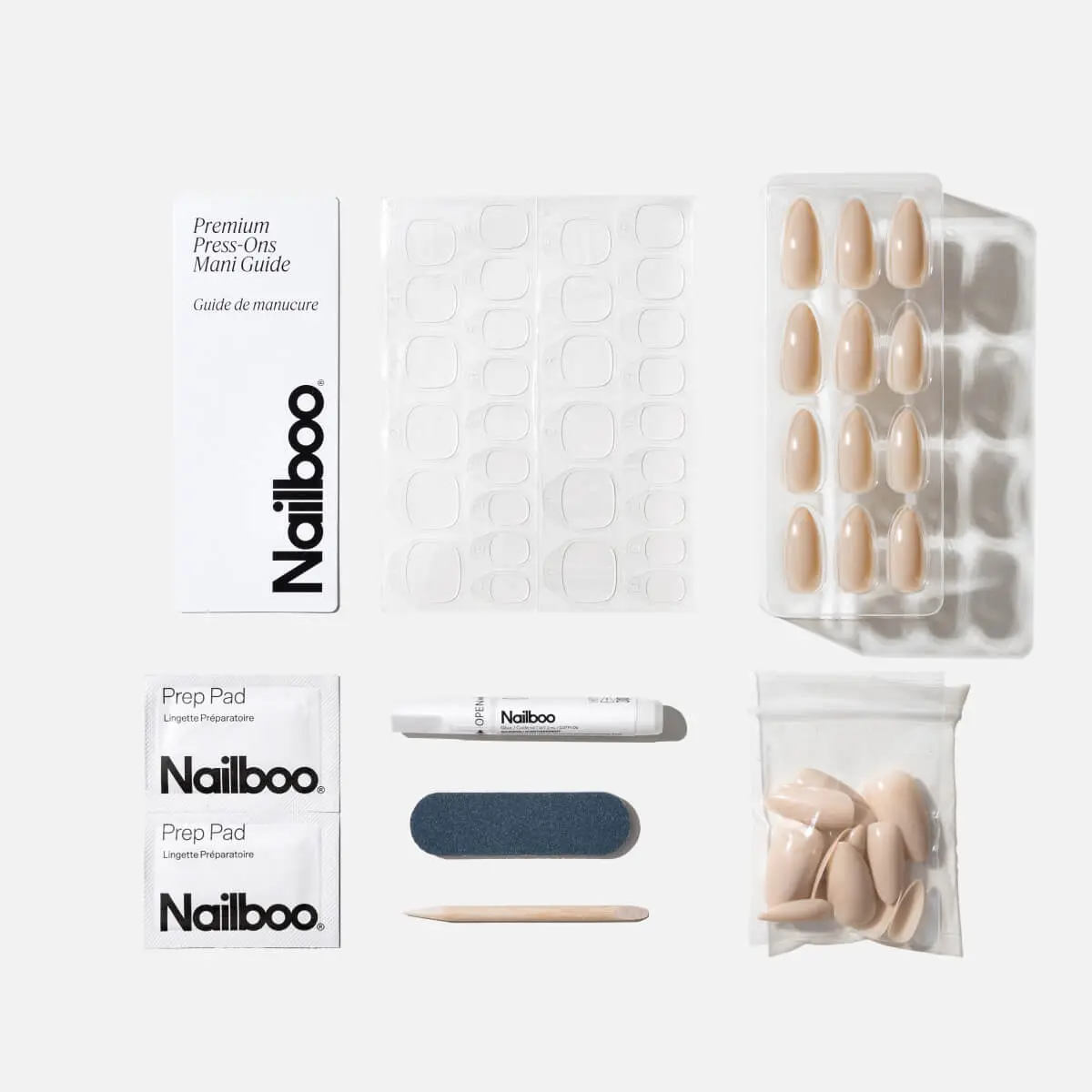 Nude Attitude Press On (Almond) - Image 4