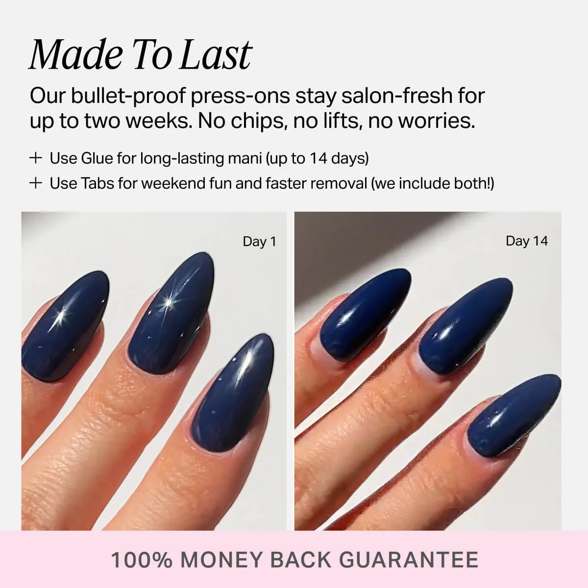 Nude Attitude Press On (Almond) - Image 7