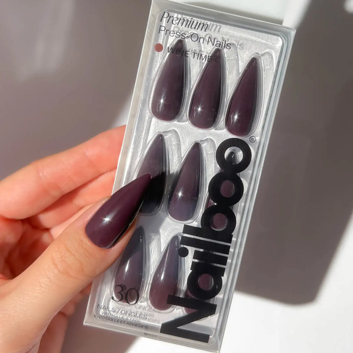 Wine Time Press On (Stiletto) - Image 3